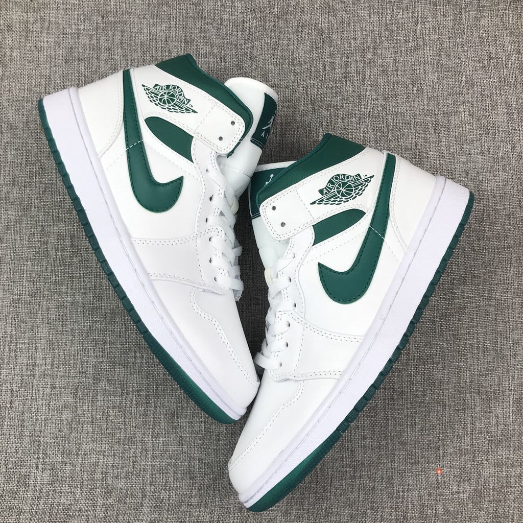 Air Jordan 1 Mid SE GC Mystic Sneakers in Green CD6759-103 - product image from the listing.