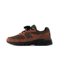 New Balance 993 Low-Top Sneakers in Brown Green - product image from the listing.