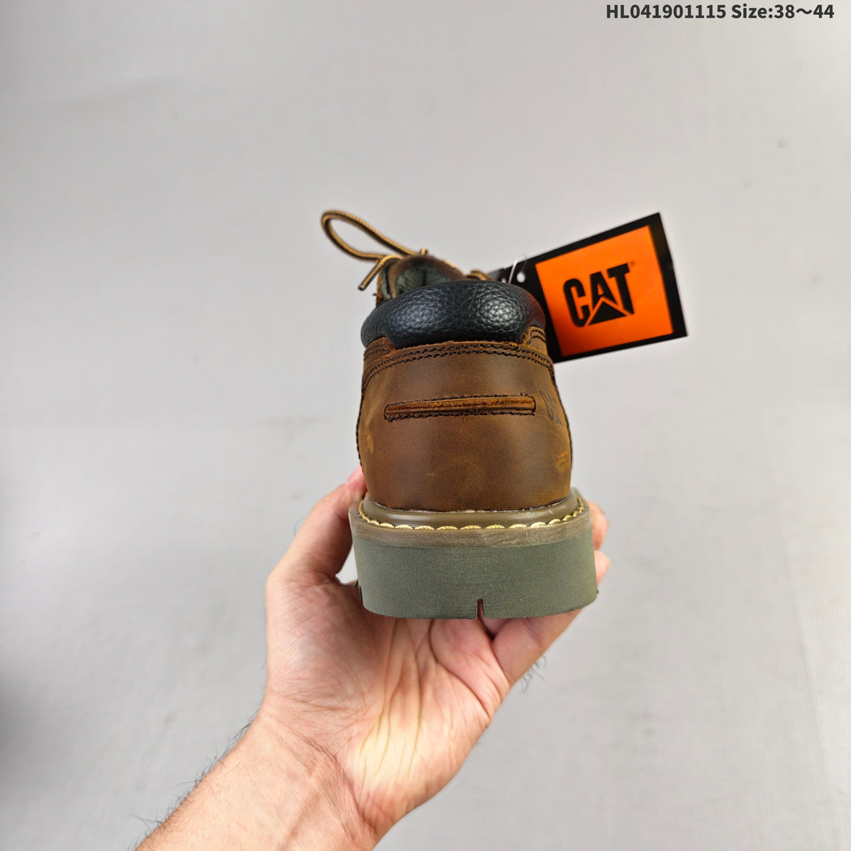 Brown Low-Cut Lace-Up Utility Boots HL041901115 by CAT - product image from the listing.