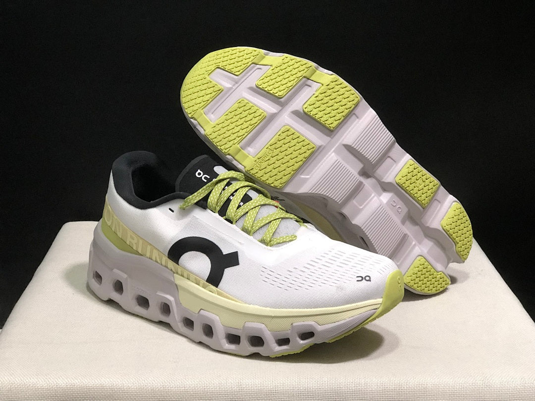 Lemon Yellow On Cloudmonster 2 Running Shoes - product image from the listing.