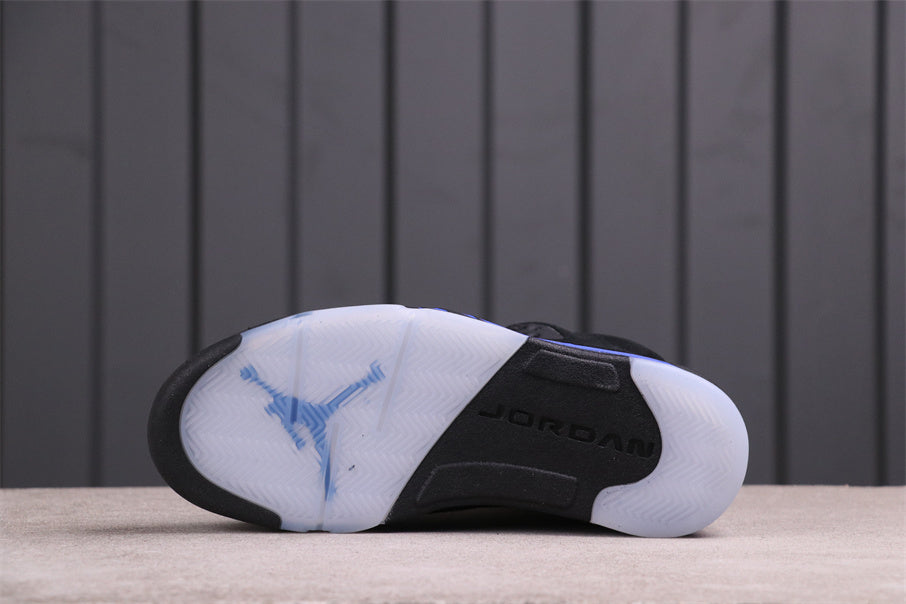 Air Jordan 5 Stealth 2.0 Sneakers in Black Blue CT4838-004 - product image from the listing.