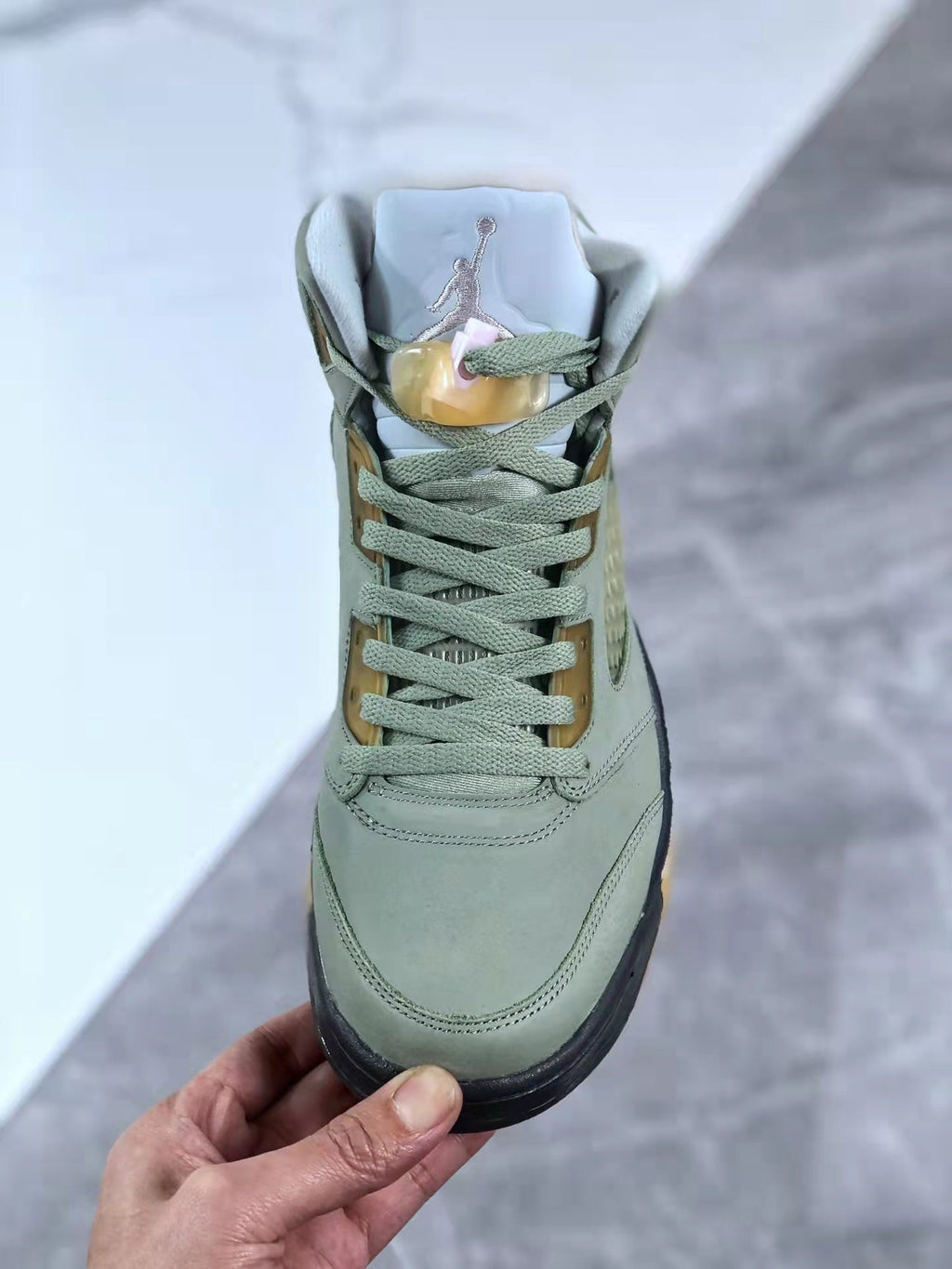 Jade Horizon Sneakers - Air Jordan 5 DC7501-300 - product image from the listing.