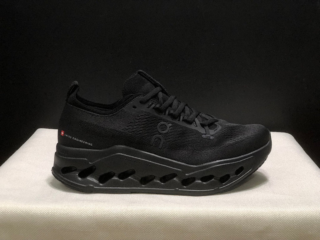 On Cloudsurfer Max Running Sneakers in Black - product image from the listing.
