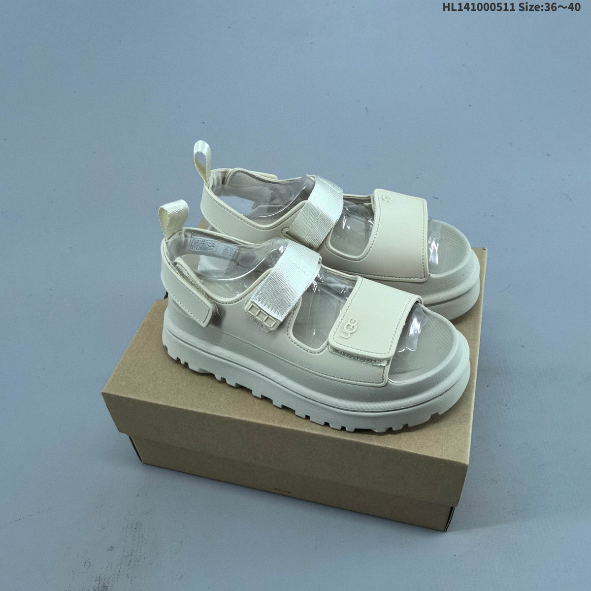 Goldenglow Platform Sandals with Adjustable Straps by UGG - product image from the listing.