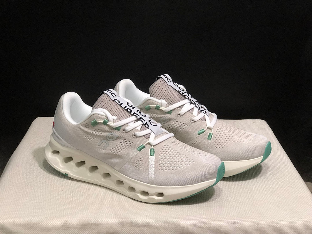 On Cloudsurfer Running Shoes in Pearl Ivory - product image from the listing.