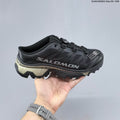 Black and Silver Salomon XT-4 Mule Sneakers - product image from the listing.