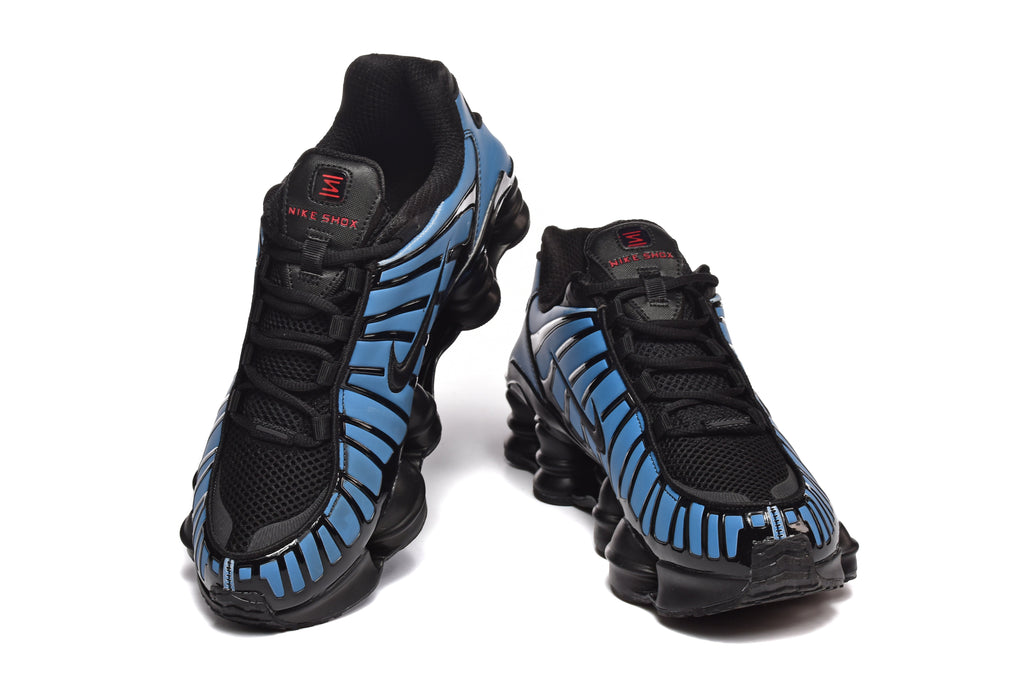 Black and Pink Nike Shox TL Sneakers - product image from the listing.