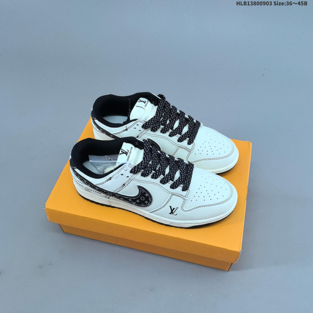 Nike Dunk Low-Style Trainers with Designer-Inspired Details - product image from the listing.