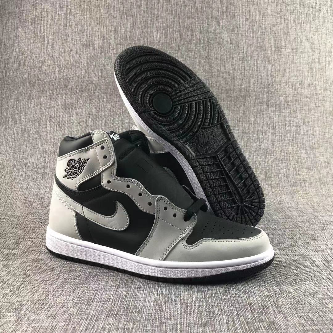 Air Jordan 1 High OG Shadow 2.0 Black Grey Sneakers - product image from the listing.