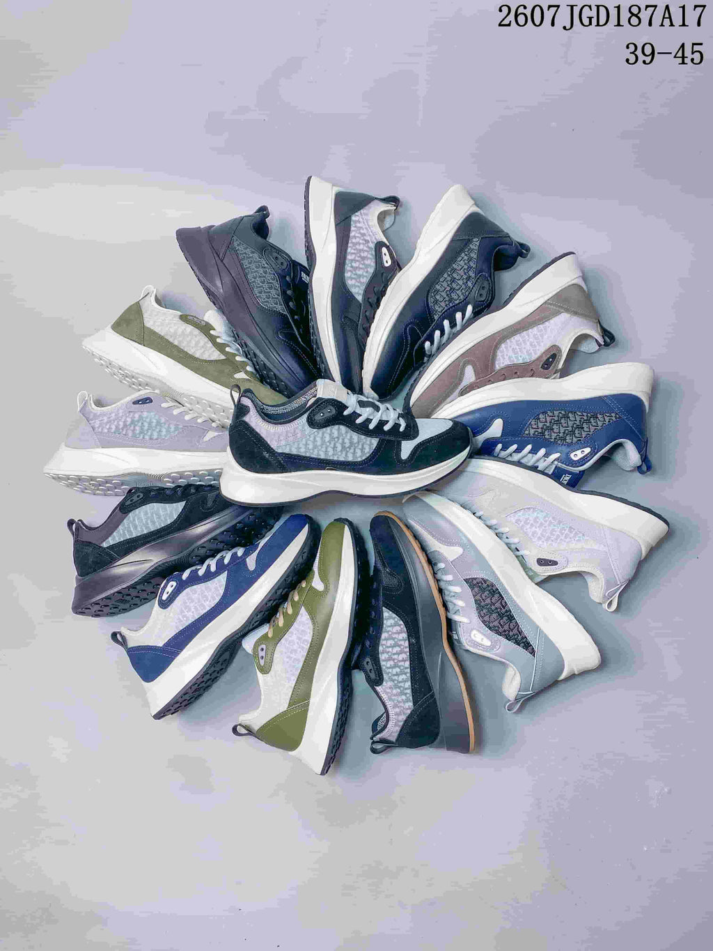 Dior B25 Runner Low-Cut Sneakers 07JGD187A17 - product image from the listing.