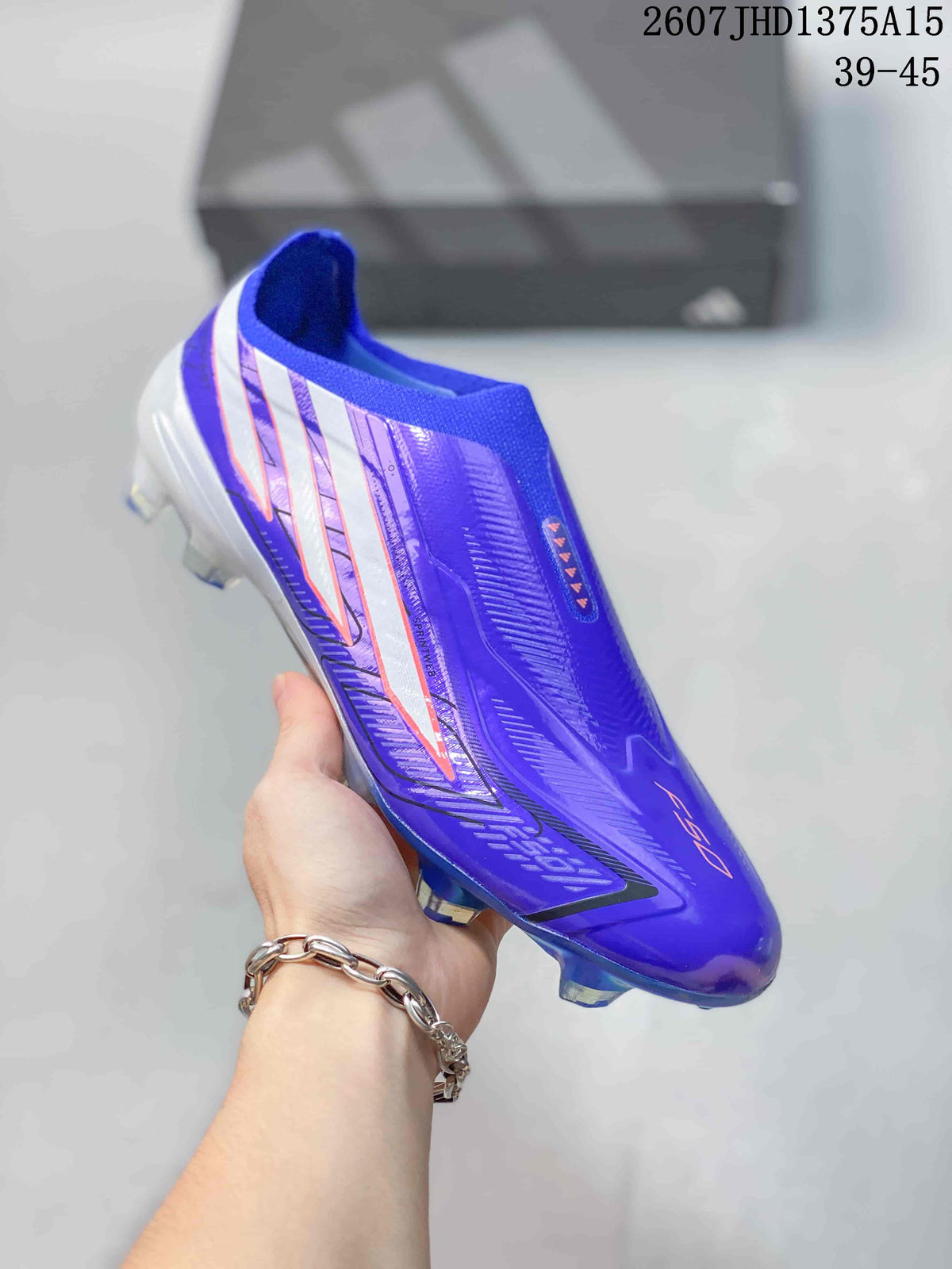 adidas F50 Elite Football Boots in Purple and Yellow 2607JHD1375A15 - product image from the listing.