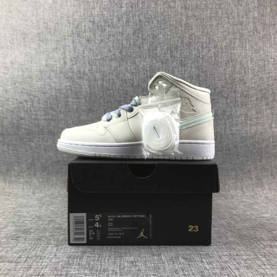 Air Jordan 1 High Pastel Multicolor Sneakers - product image from the listing.