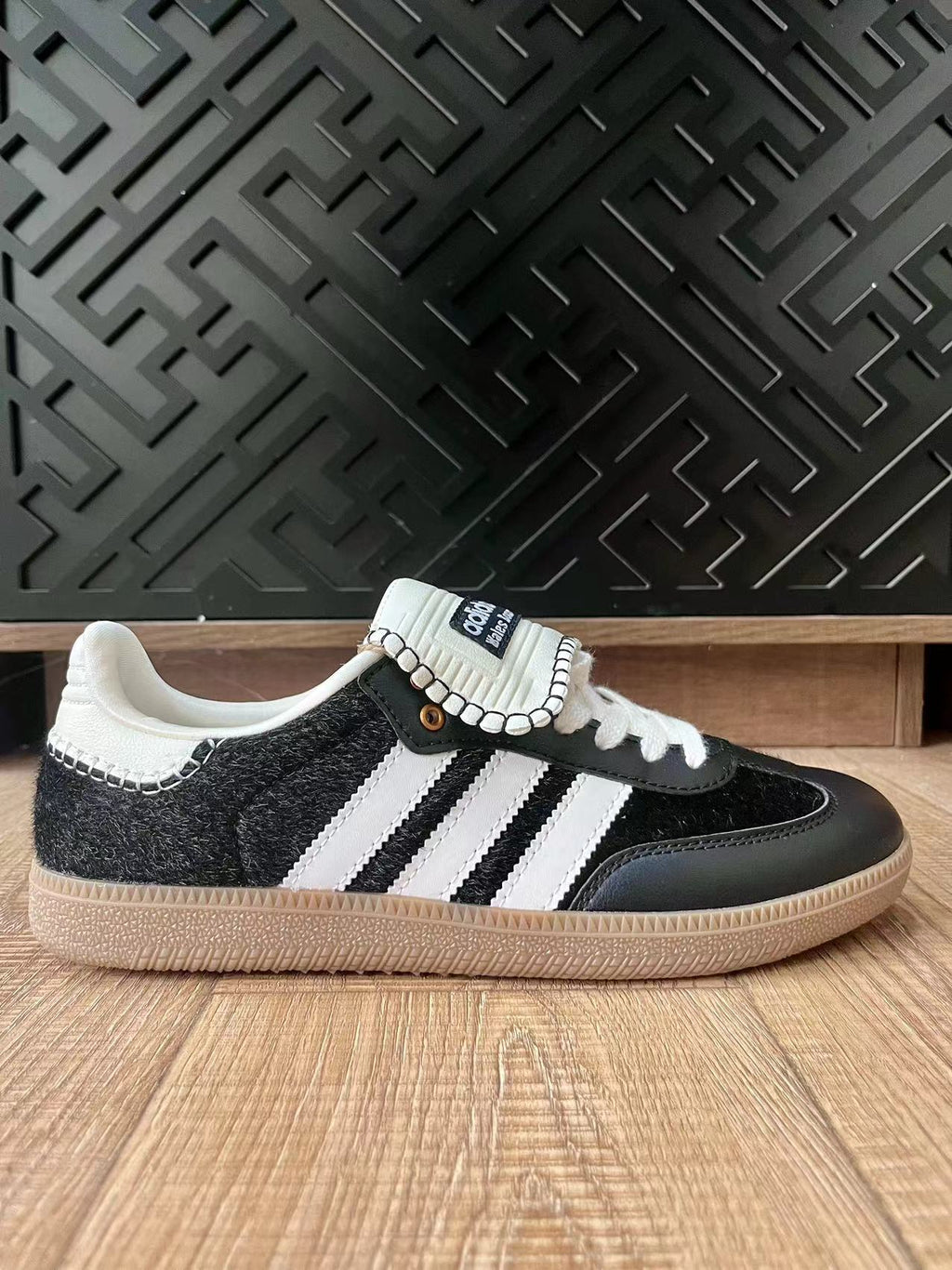 Black and White adidas Wales Bonner Sneakers - product image from the listing.