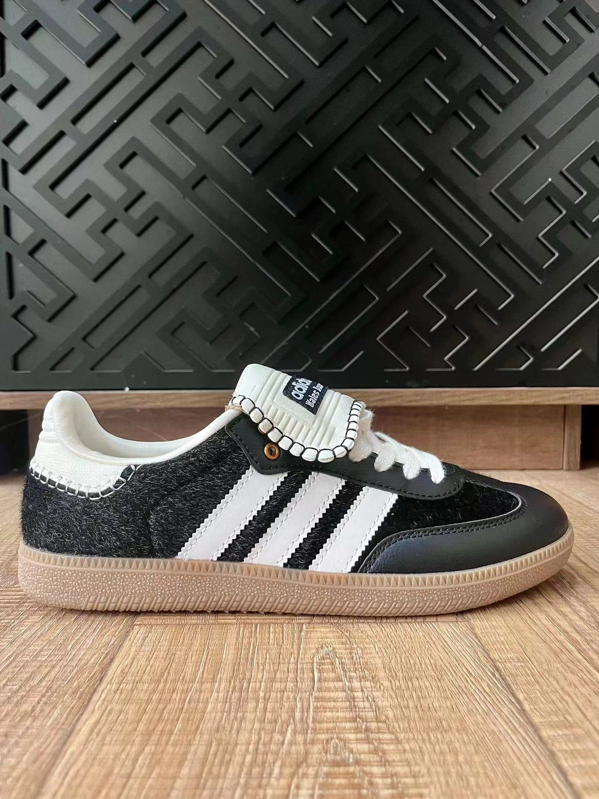 Black and White adidas Wales Bonner Sneakers - product image from the listing.
