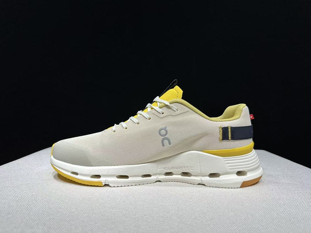 Beige and Yellow On Cloudnova Form 2 Sneakers - product image from the listing.