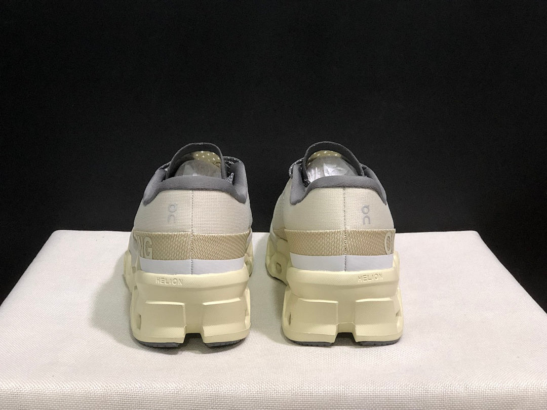 On Cloudmonster 2 Running Shoes in Cream White - product image from the listing.