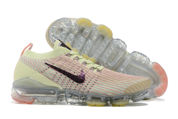Nike Air VaporMax Flyknit 3 Sneakers, in Pale Yellow AJ6910-700 - product image from the listing.
