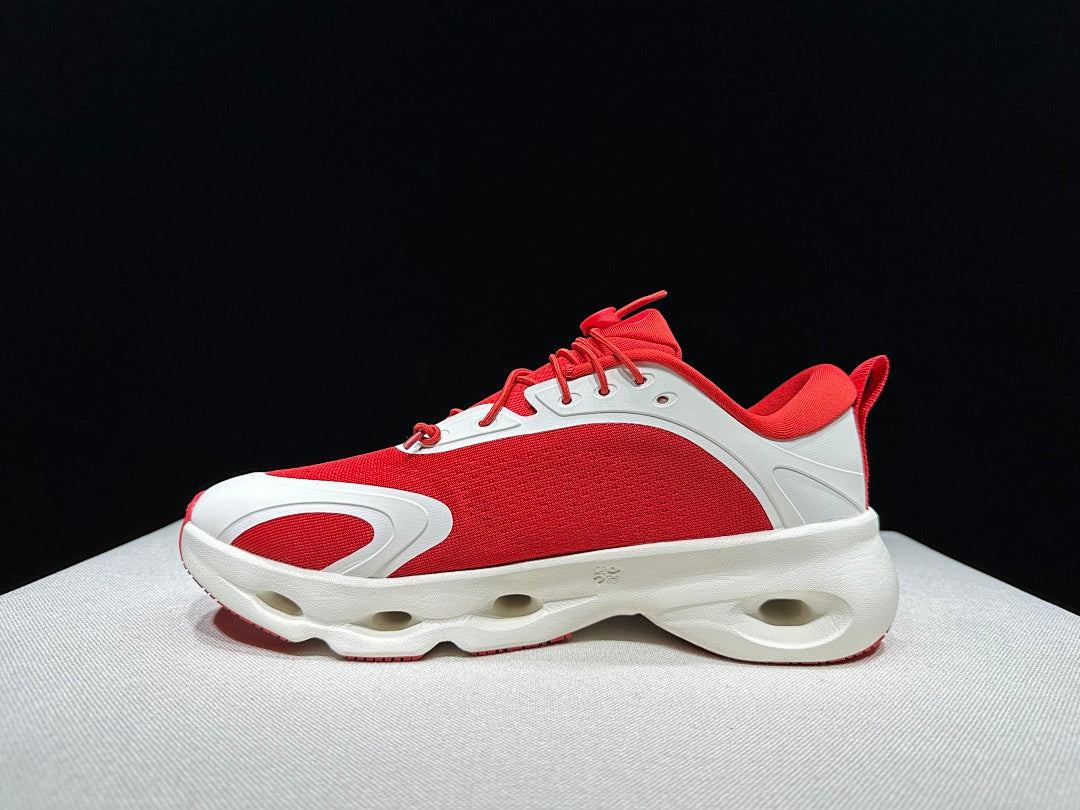 On x Loewe Cloudventure 3.0 Sneakers in Red and White - product image from the listing.