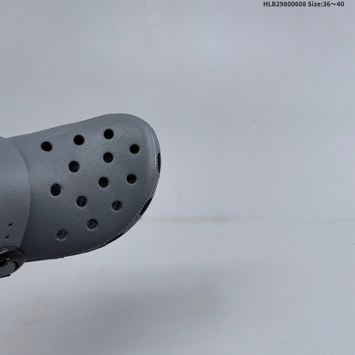 Charcoal Gray Crocs Classic Clog - product image from the listing.