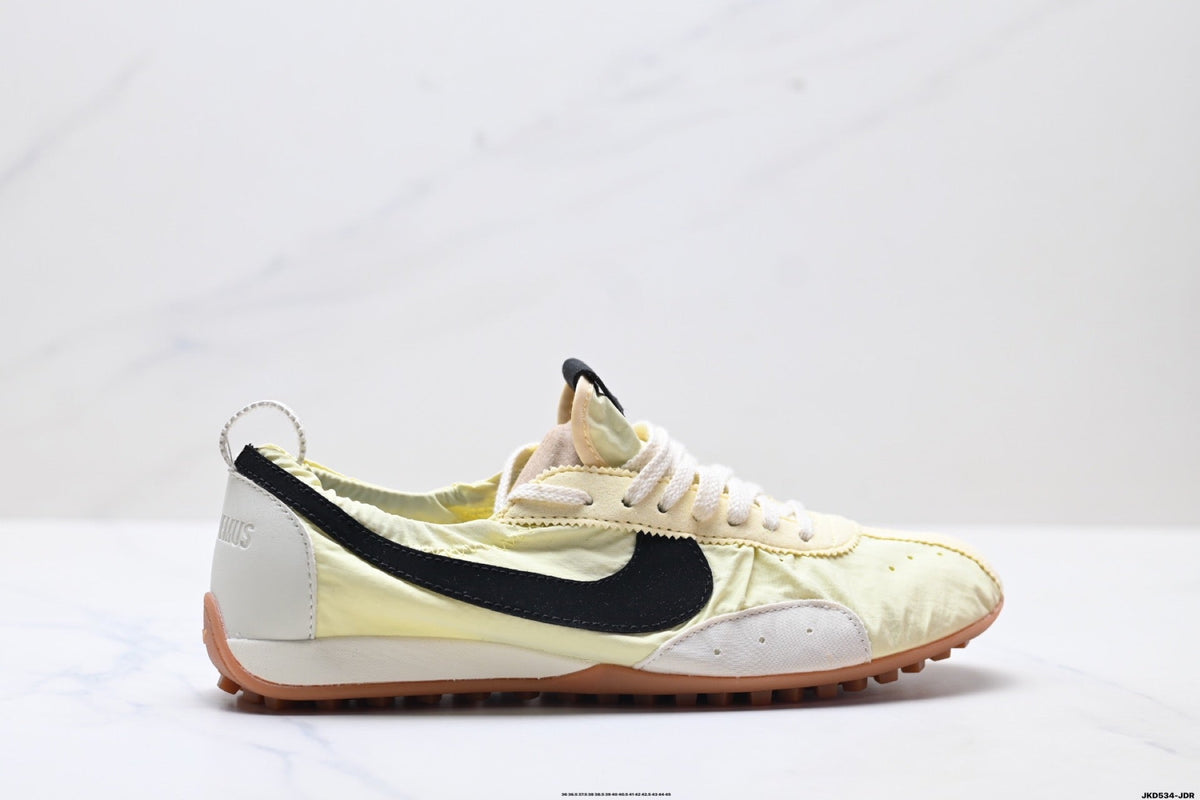 Pale Yellow and Black Nike x Jacquemus Sneakers - product image from the listing.