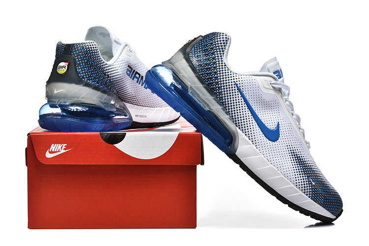 Nike Air Max 270 Sneakers in White and Blue - product image from the listing.