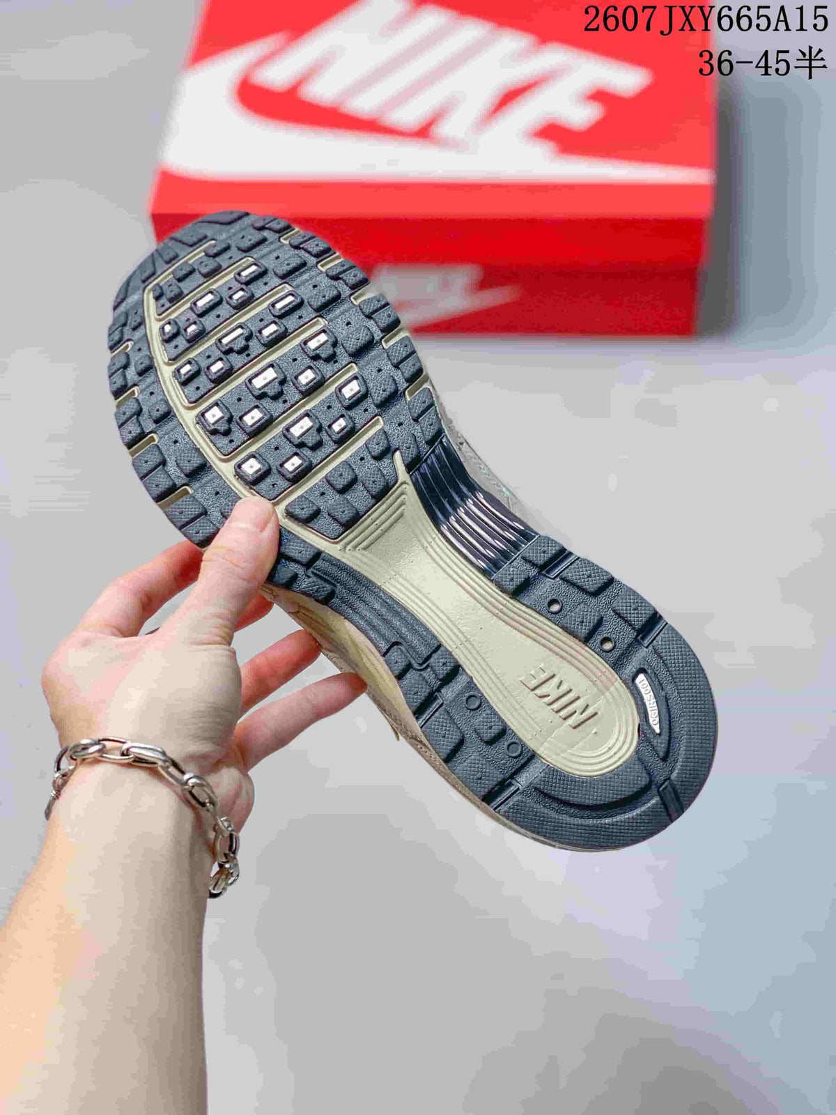Nike P-6000 Trainers Cream Navy Style 2607JXY665A15 - product image from the listing.
