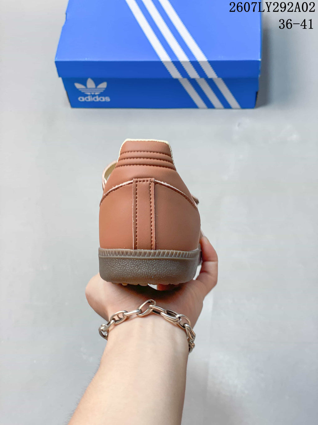 adidas Samba Jane Mary Jane Sneakers in Brown 2607LY292A02 - product image from the listing.