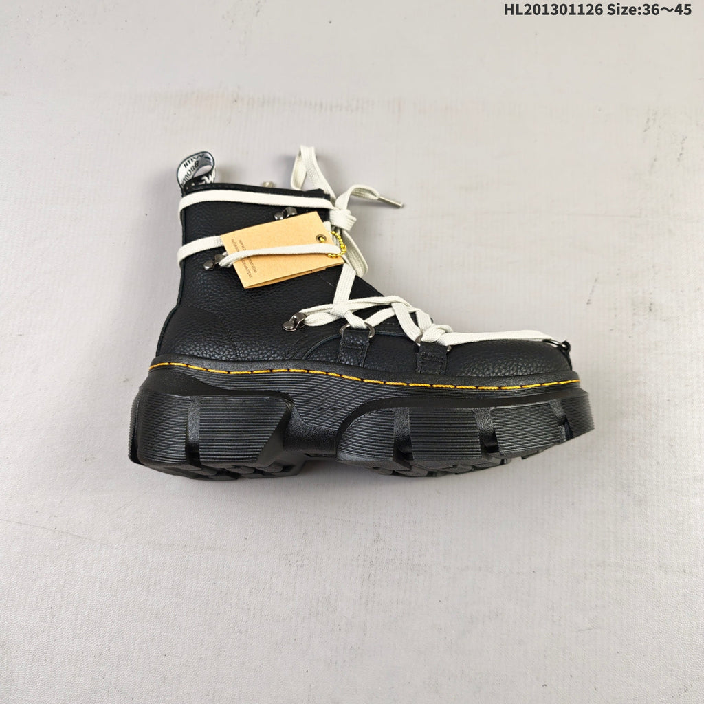Dr. Martens 1461 Platform Lace-Up Boots, in Black - product image from the listing.