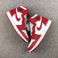 Jordan New Beginnings High-Top Sneakers in White Red CT6252-900 - product image from the listing.
