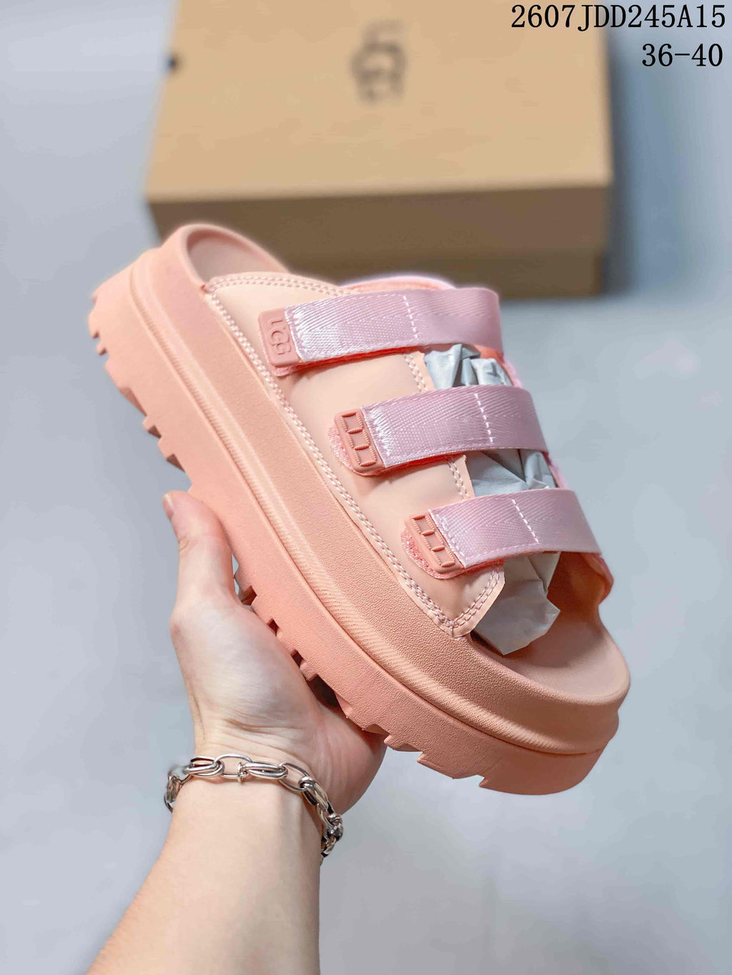GoldenGlow Slide Sandals for Women by UGG - product image from the listing.