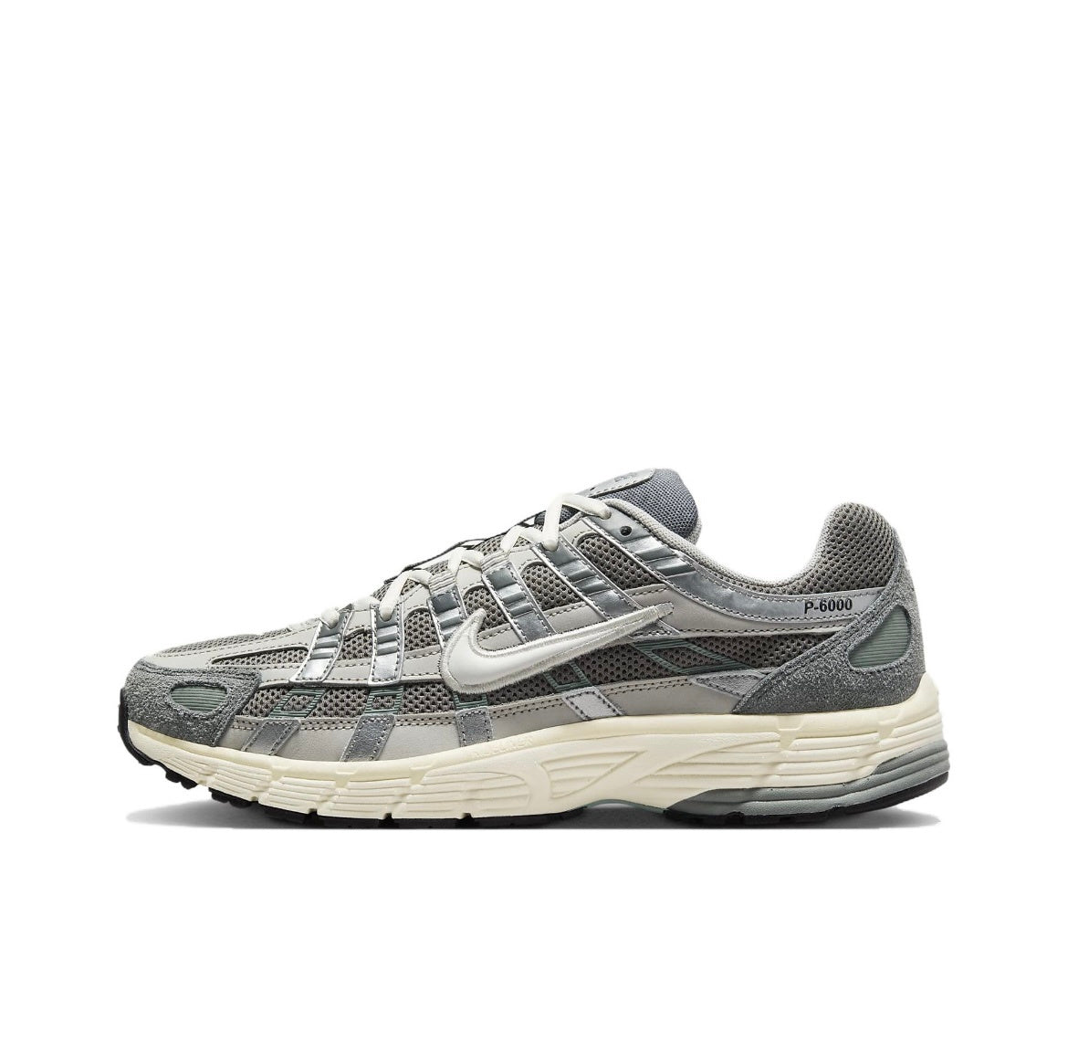 Nike P-6000 Sneakers in White Silver FN7509-029 - product image from the listing.