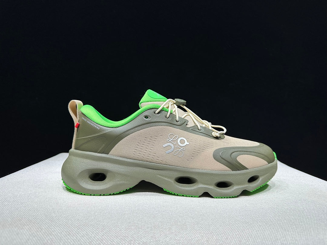 On x LOEWE Cloudventure 3.0 Sneakers in Military in Green - product image from the listing.