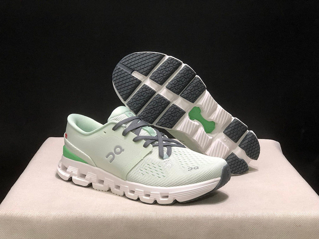 Mint Green On Cloud X 4 Sneakers - product image from the listing.