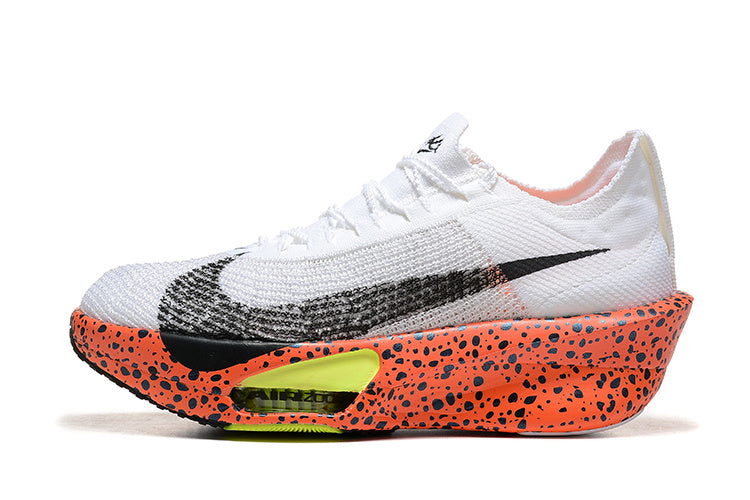 Nike Air Zoom Running Shoes in White Orange - product image from the listing.