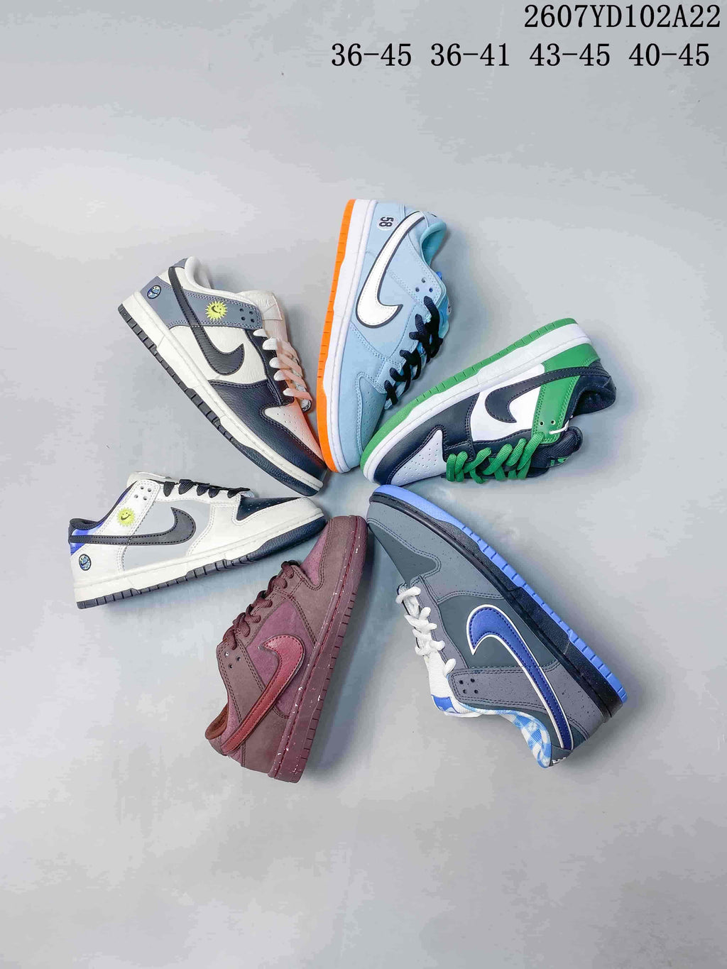 Assorted Colorways - Nike SB Dunk Low Pro Low-Top Skate Sneakers - product image from the listing.
