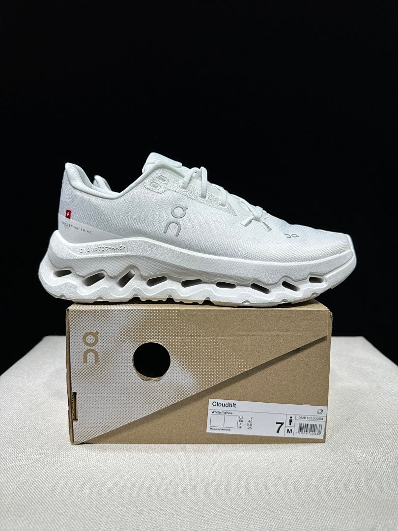 On Cloudtilt Sneakers in White - product image from the listing.