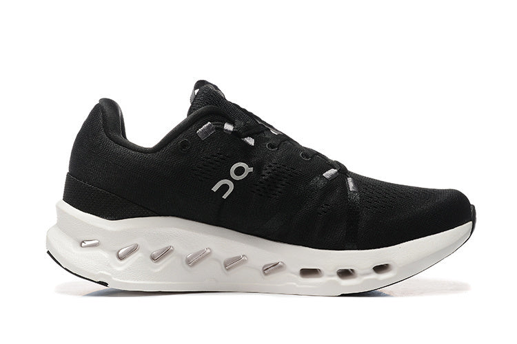 On Cloudsurfer Running Sneakers in Black White - product image from the listing.