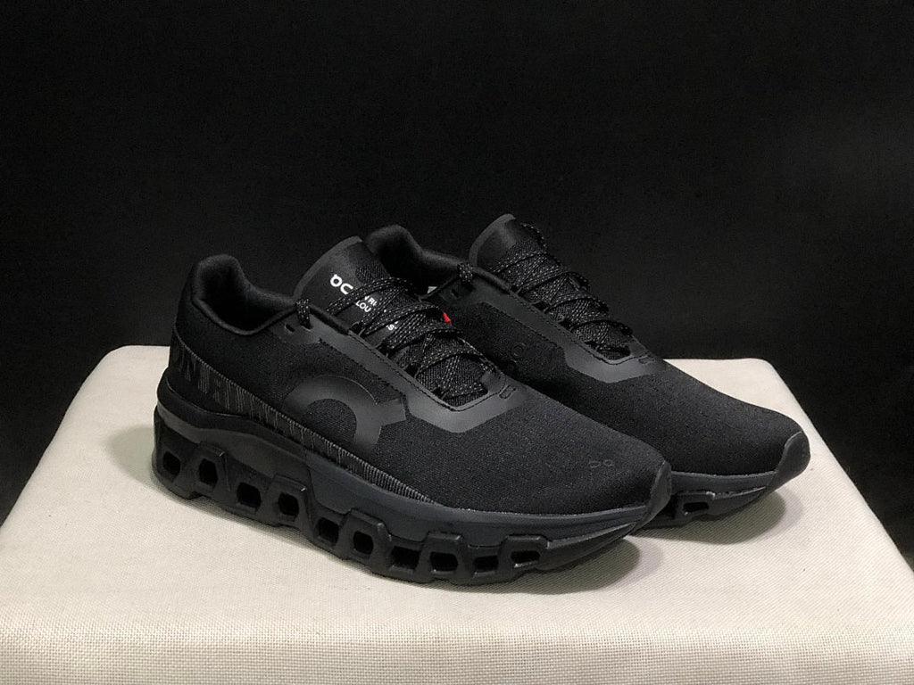 On Cloudmonster 2 Running Shoes in Black - product image from the listing.