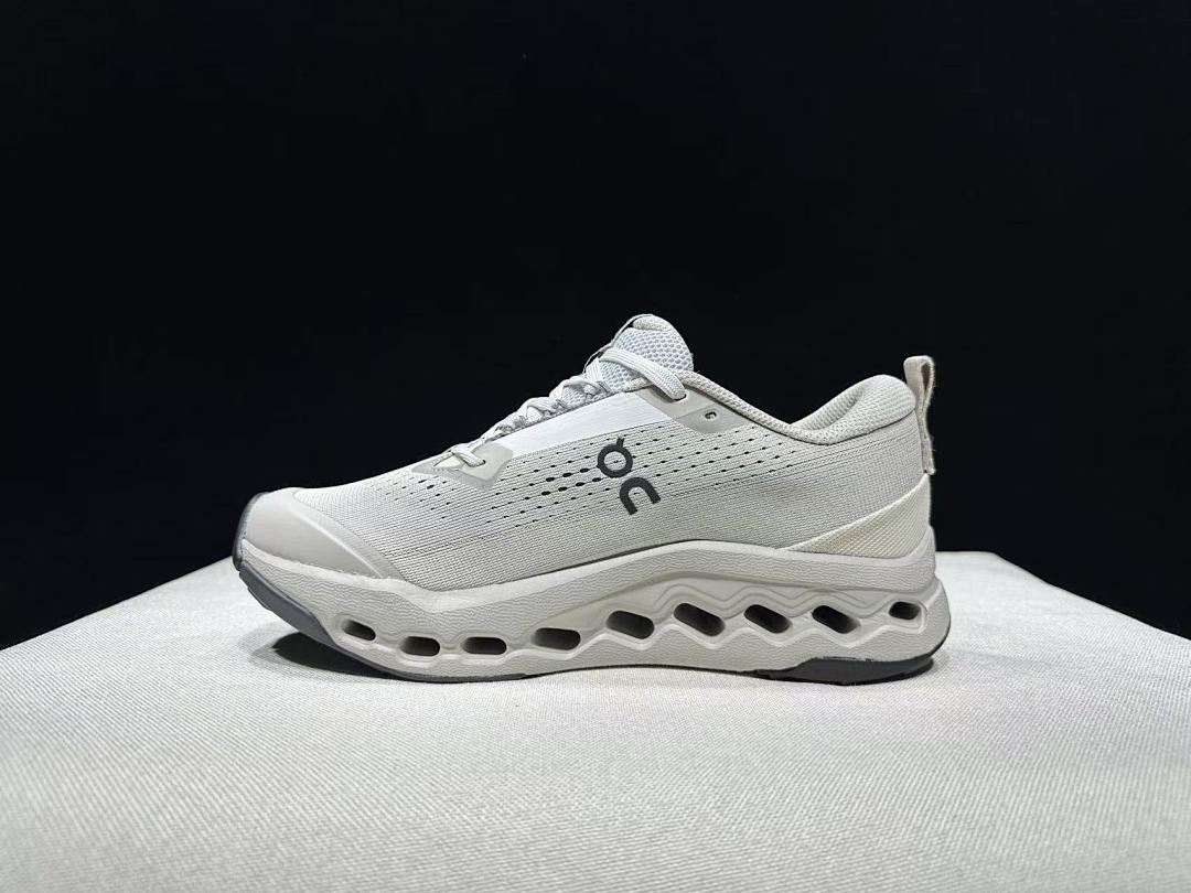 Gray and White On Cloudsurfer Trail 2 Shoes - product image from the listing.