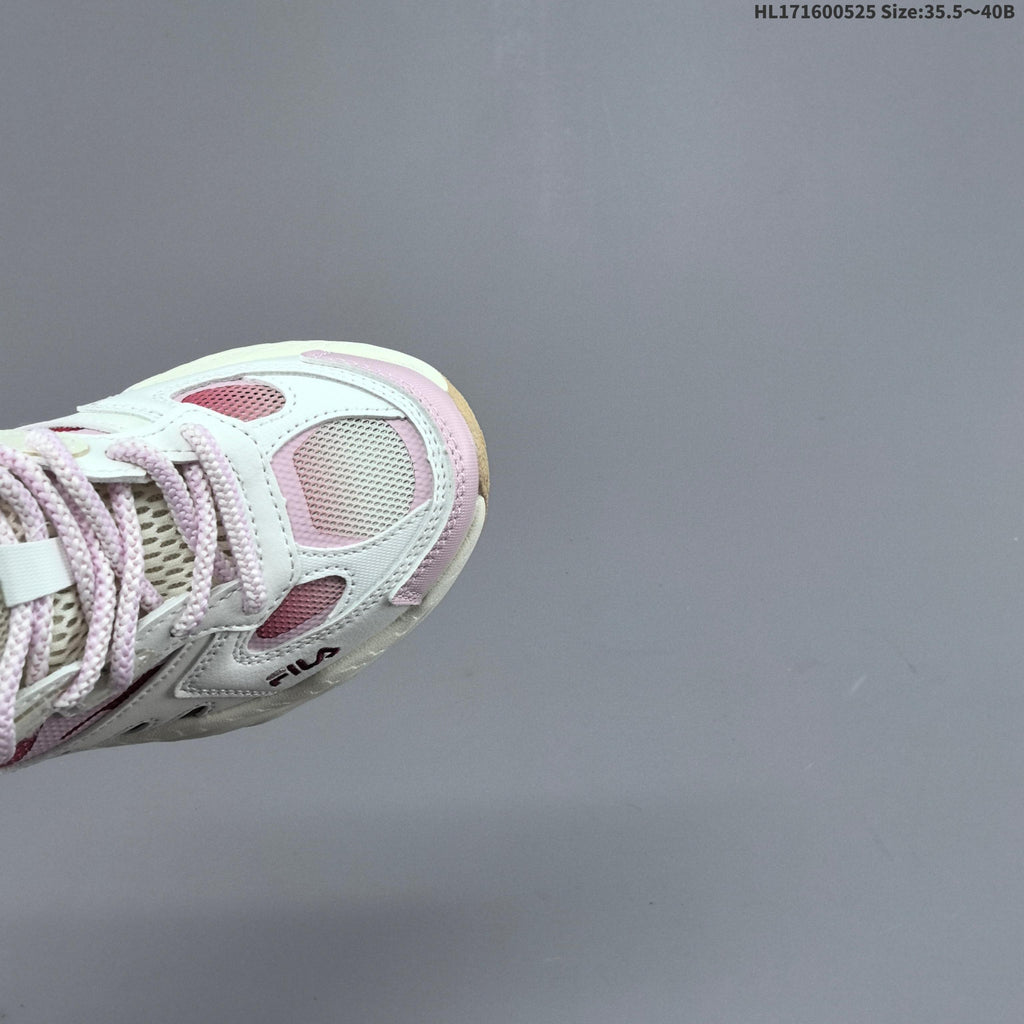 FILA FERN Low-Top Sneakers in White Pink F12W622118FMP - product image from the listing.