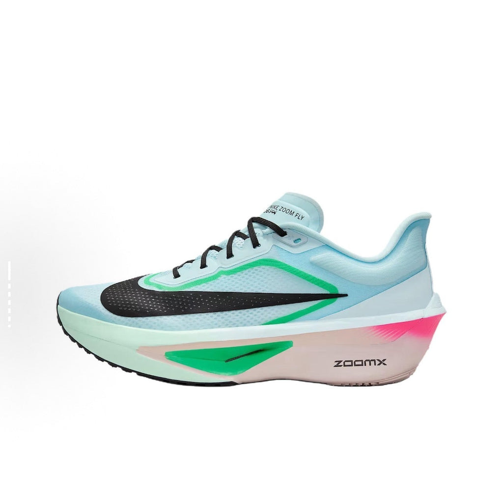 Light Blue Nike Zoom Fly 6 Running Shoes - product image from the listing.