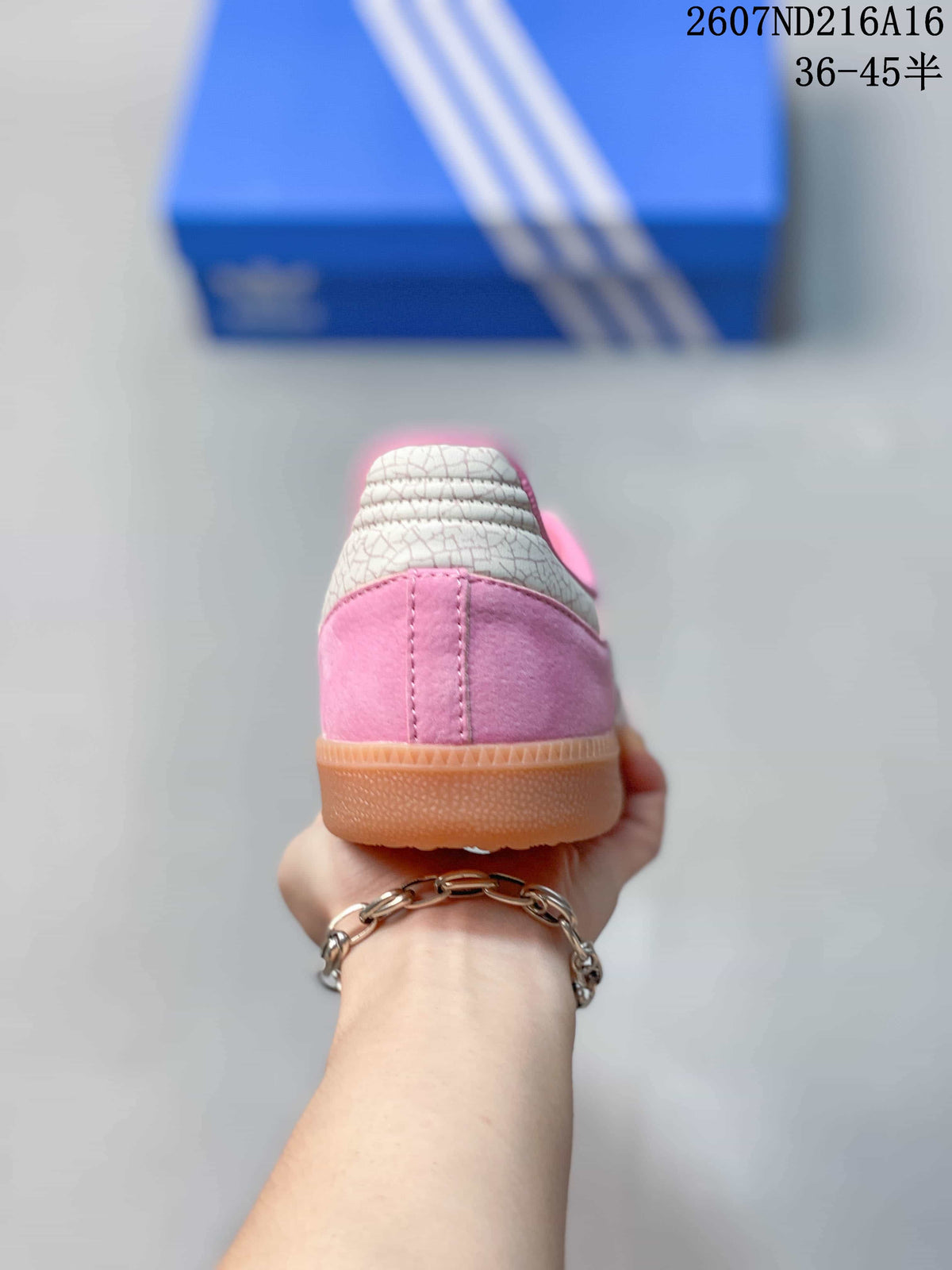 adidas Originals Samba OG Sneakers in Pink White Gum 2607ND216A16 - product image from the listing.