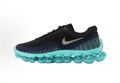 Nike Air Liquid Max Running Shoes in Black and Aqua - product image from the listing.