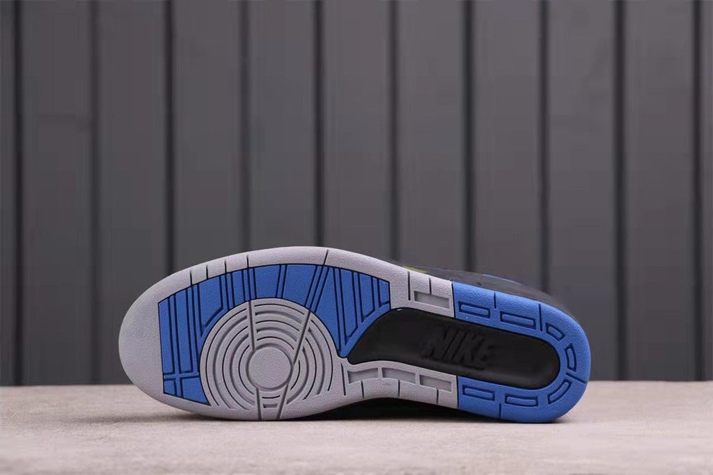 Jordan 2 Low x Sneakers in Off-White Black Blue DM7866-14 - product image from the listing.