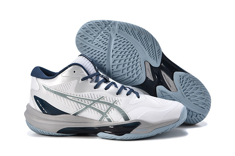 ASICS Sky Elite FF MT 3 Volleyball Shoes in White Grey - product image from the listing.