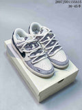 Nike SB Dunk Low Gray White Navy JDD1155A15 Trainers - product image from the listing.
