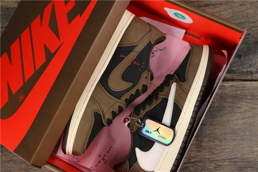Air Jordan 1 Low OG TS SP Reverse Mocha CQ4277-001 - product image from the listing.