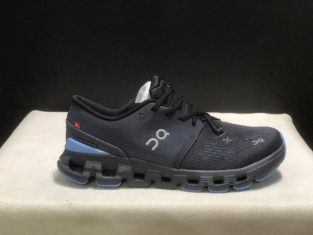 On Cloud X 4 Running Sneakers in Navy - product image from the listing.