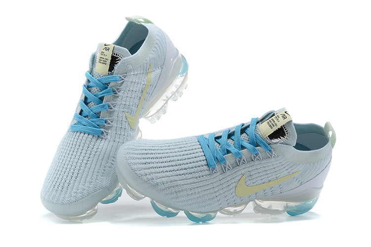 Nike Air VaporMax Flyknit 3 Sneakers in Light Blue AJ6910-500 - product image from the listing.