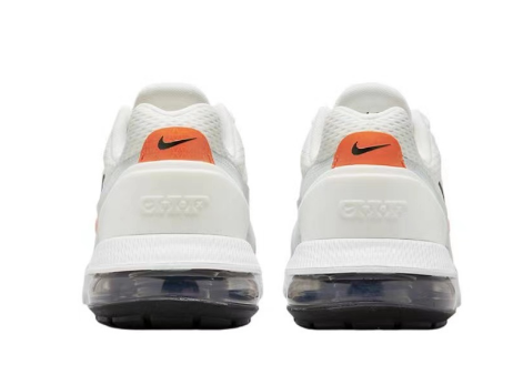 White and Orange Nike Air Max 270-Style Sneakers - product image from the listing.